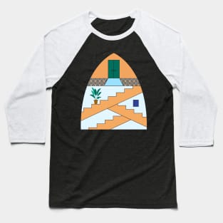 Arabic Stairway Baseball T-Shirt